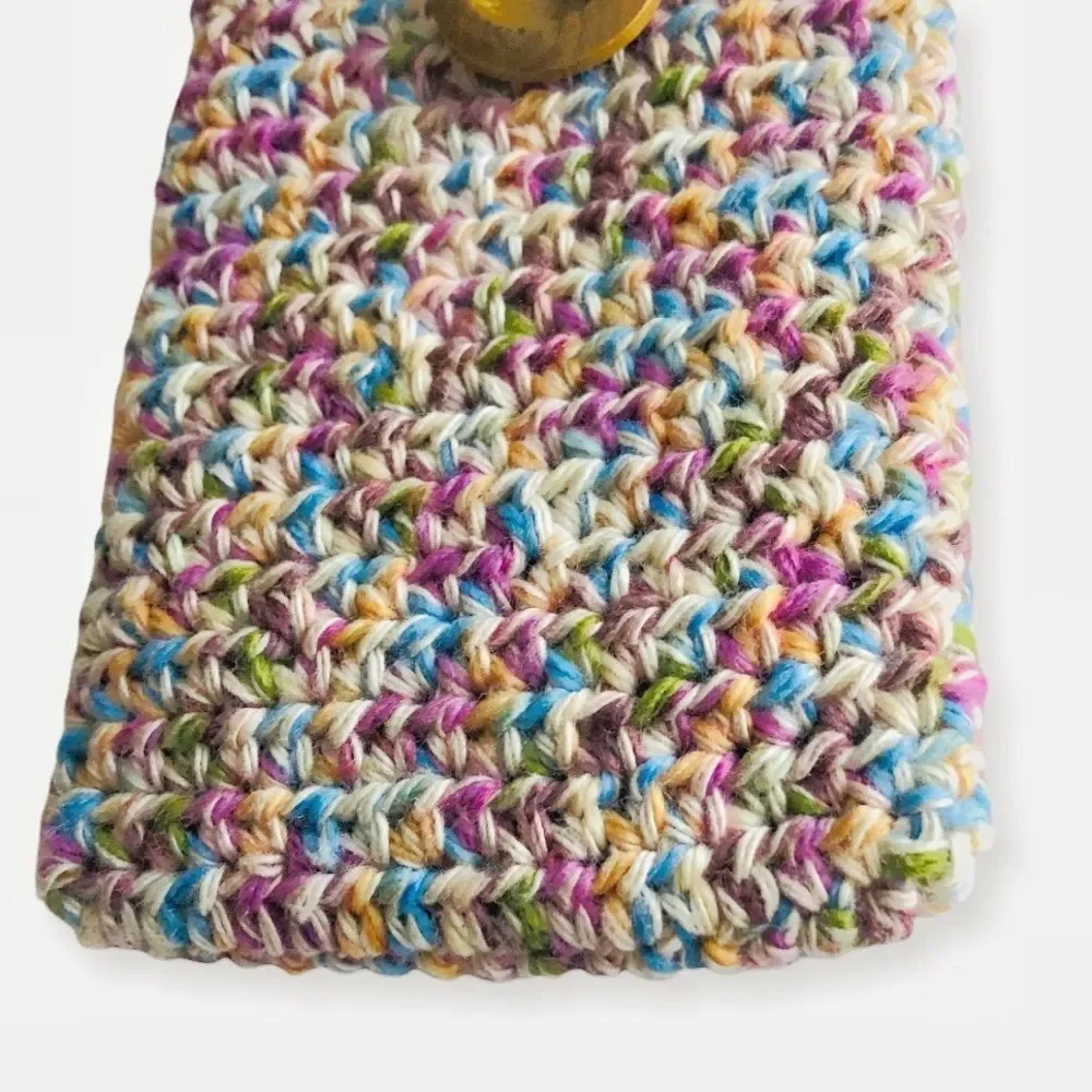 Boutique Hand Crafted Crochet iPhone Cover Multi Color Size iPhone 11 12 13